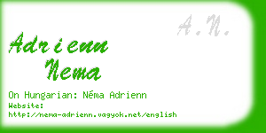 adrienn nema business card