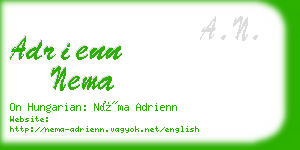 adrienn nema business card